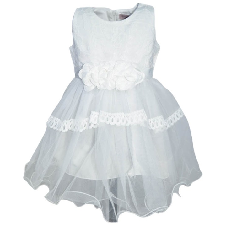 Rochie eleganta pentru fete Fiona & Go 270323-ALLL, Alb 94280