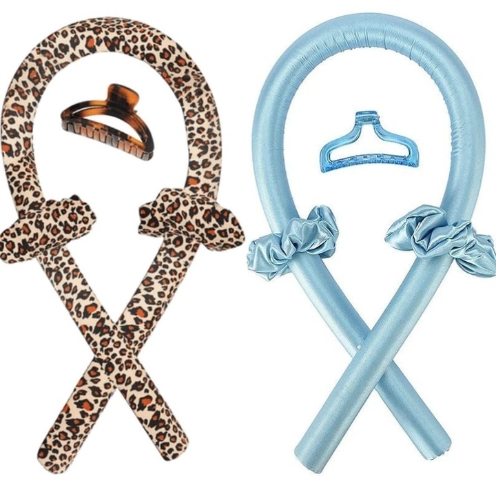 Set 2x Ondulator de Par cu 4 Accesorii, Fara Caldura, Flexibil