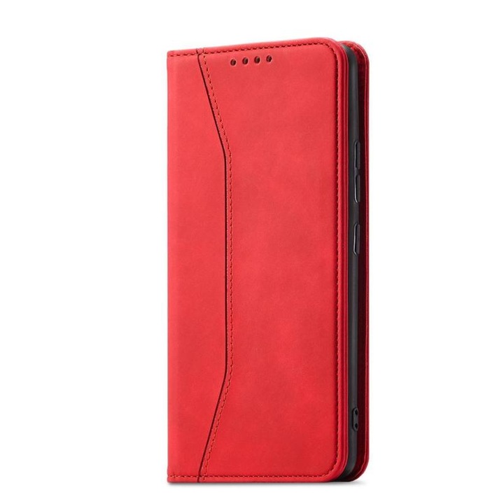 Калъф Magnet Fancy Stand, съвместим с Samsung Galaxy S23 Red