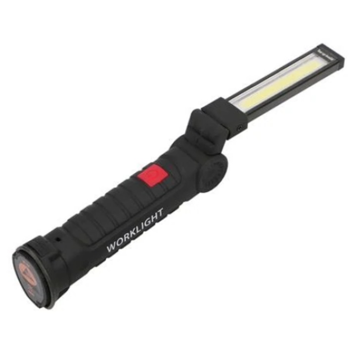 Lampa de lucru, cu magnet si rotatie 270 grade, negru