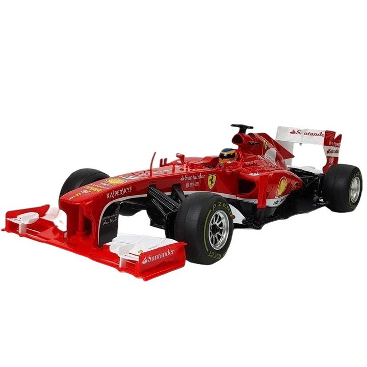 Състезателна кола, Leantoys, Пластмаса, Ferrari F138 Formula 1, 43x15.5x10 см, Червен