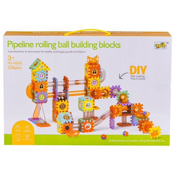 Комплект 226части, DK, Многоцветен, 3+