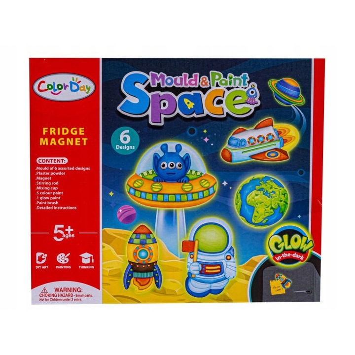 Joc creativ magneti, DK, DIY, Multicolor, 5+