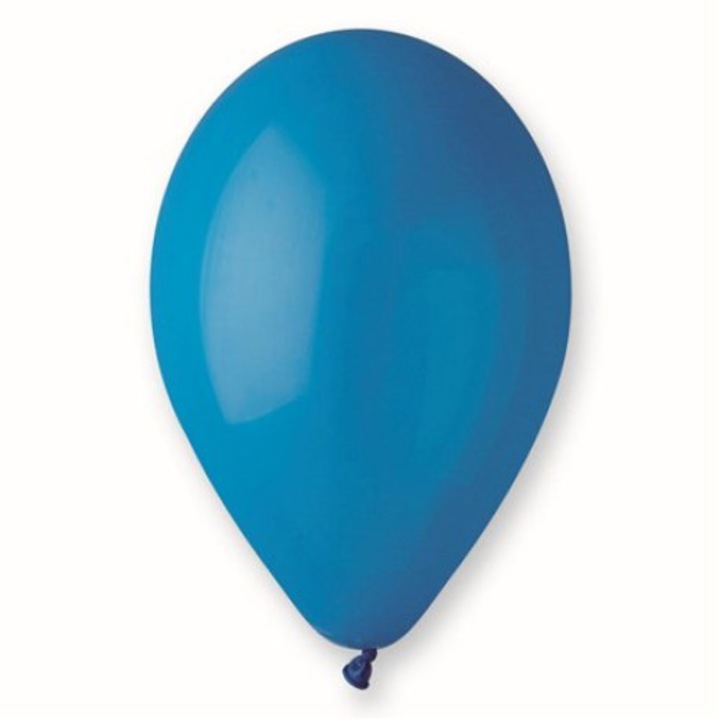 Латексови балони 21 см, Blue 10, Gemar A80.10, комплект 25 бр.