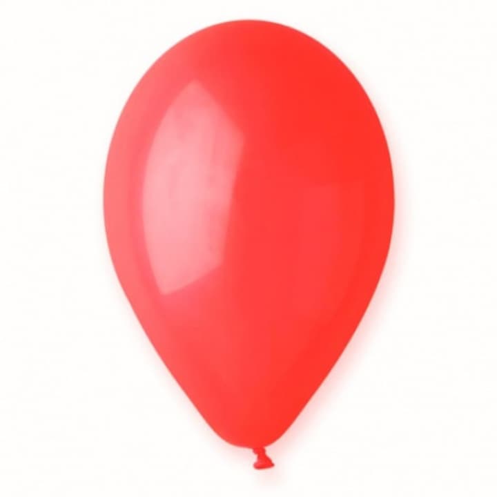 Латексови балони 21 см, червени 45, Gemar A80.45, комплект 25 бр.