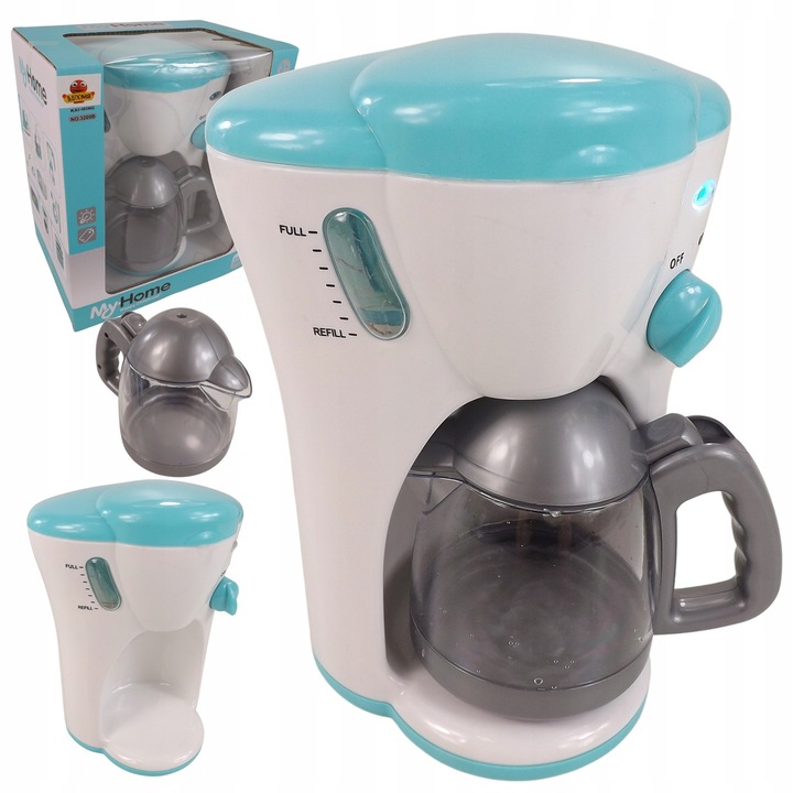 Set de joaca Luxma, expresor de cafea cu efecte sonore si luminoase, multicolor, 21x15x13cm