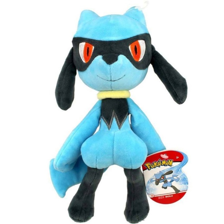 Pokemon plüss Riolu figura, 20cm, Többszínű