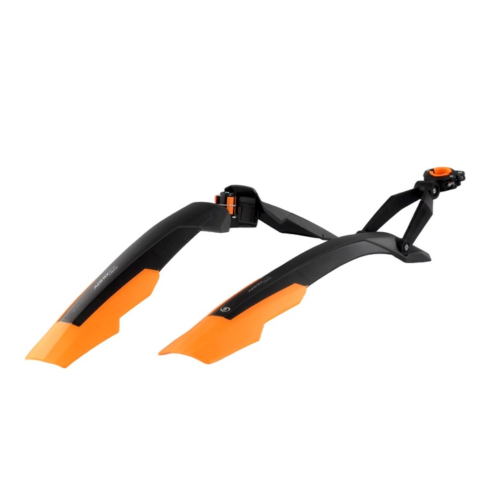 Set de aparatori de noroi, Simpla, ADHD LONG, 27.5-29", Negru/Portocaliu