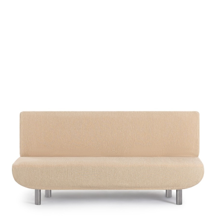 Eysa Troya C1 elasztikus kanapé huzat 3 üléshez kar nélkül, 180-200 cm, bézs