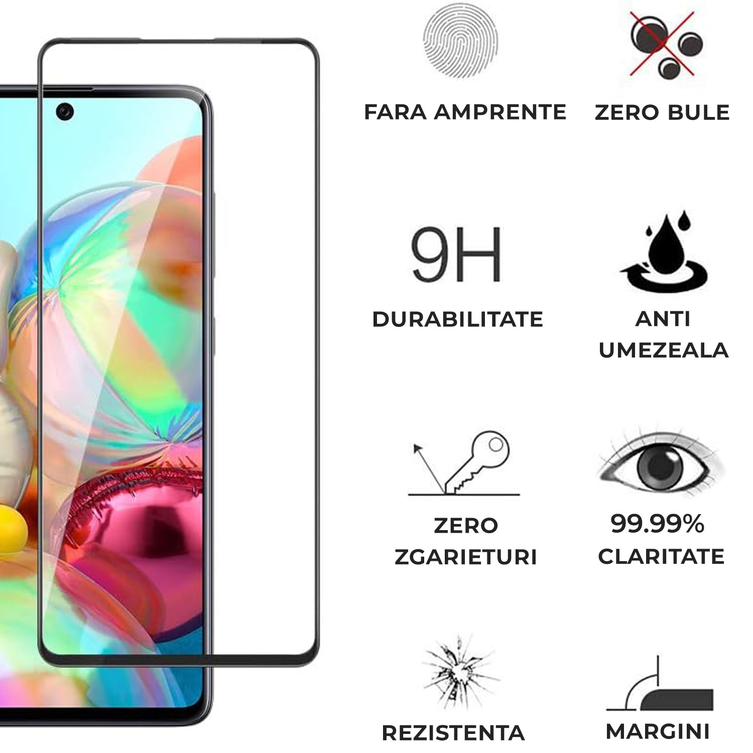 Folie Sticla Daden MaxProtection pentru Samsung S20 FE, Full Cover, Protectie Profesionala, Ultra Rezistenta, Calitate Premium