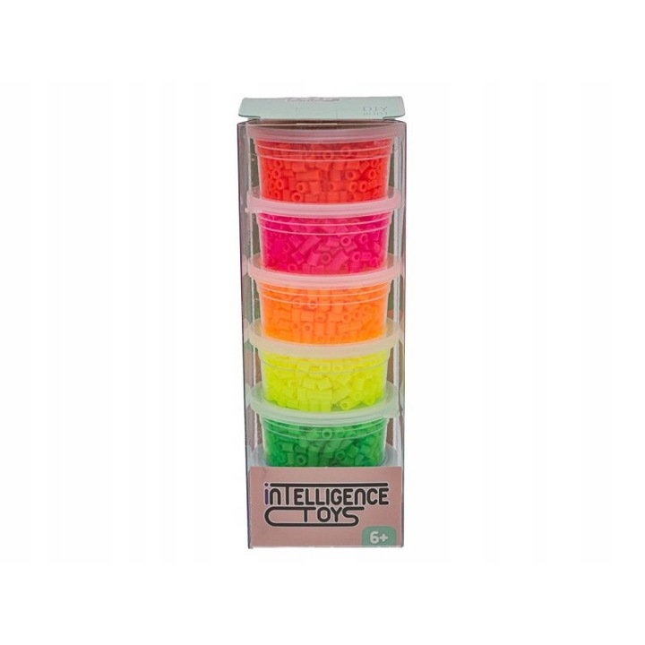 Комплект мъниста за гладене за деца, ChRLD, пластмаса, многоцветни, 3000 бр