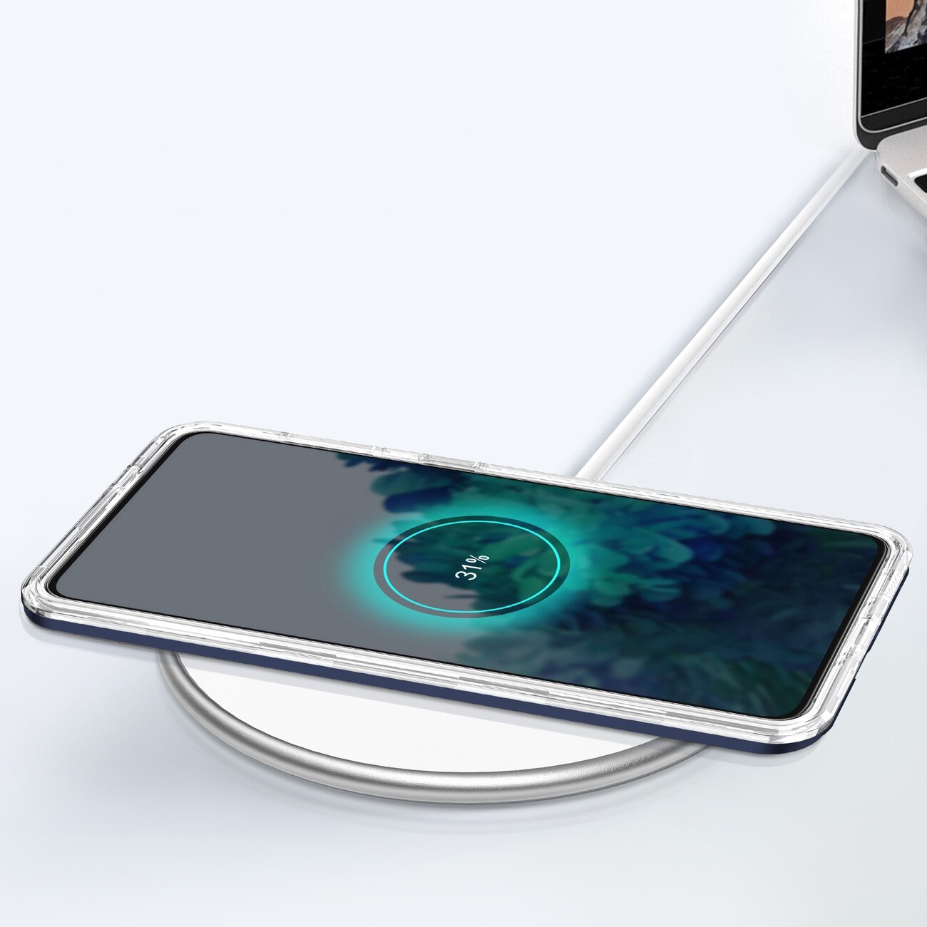 Carcasa Clear 3 in 1 compatibila cu Samsung Galaxy S23 Blue