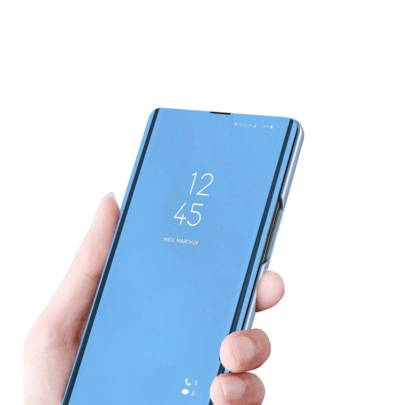 Husa Clear View compatibila cu Samsung Galaxy A14 4G / A14 5G Black