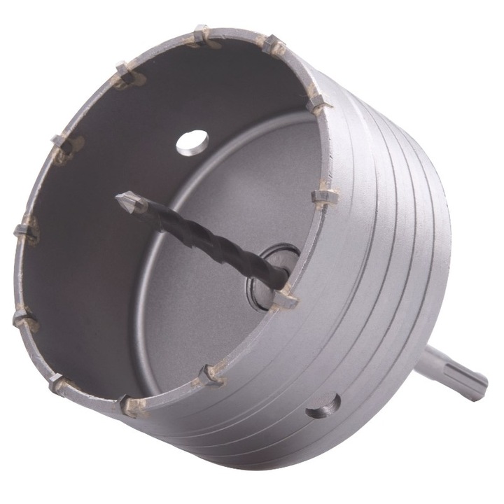 Carota pentru zidarie, Extol Premium, 125 mm x 110 mm, M22, prindere SDS Plus