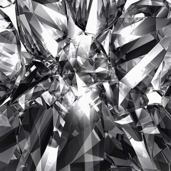 Panou sticla decorativa bucatarie 650x650 mm Abstract A56 contine silicon pentru aplicare