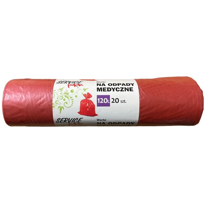 Set 20 saci menajeri, Stella, 120 L, Rosu