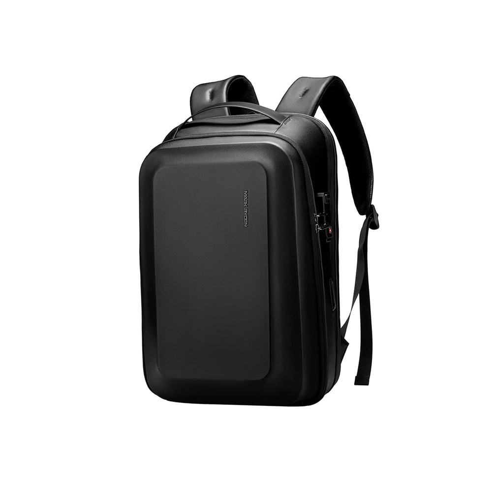 Rucsac, Mark Ryden, compatibil cu laptop 15.6 inch si tableta 12.9 inch, blocare TSA, sistem antifurt, port USB, full impermeabil, unisex, spatios, negru, plus portofel extensibil