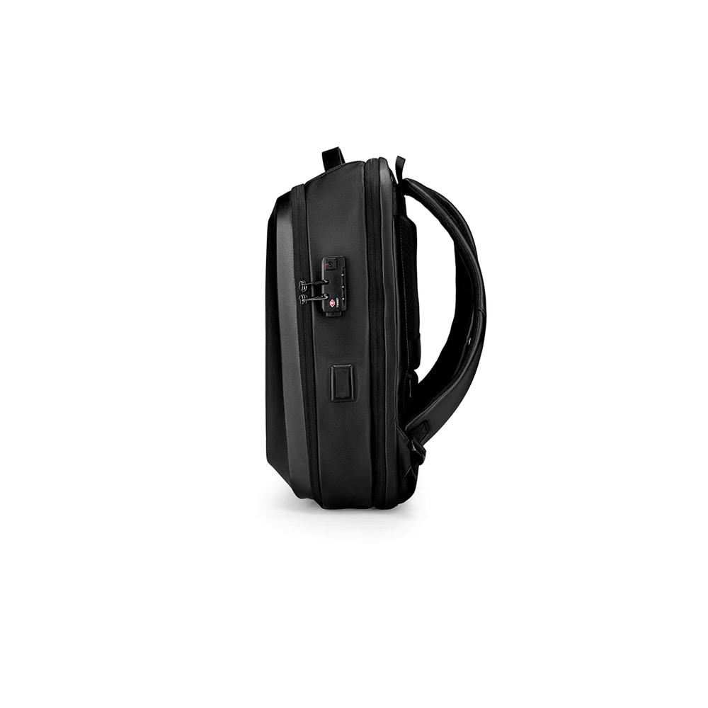 Rucsac, Mark Ryden, compatibil cu laptop 15.6 inch si tableta 12.9 inch, blocare TSA, sistem antifurt, port USB, full impermeabil, unisex, spatios, negru, plus portofel extensibil
