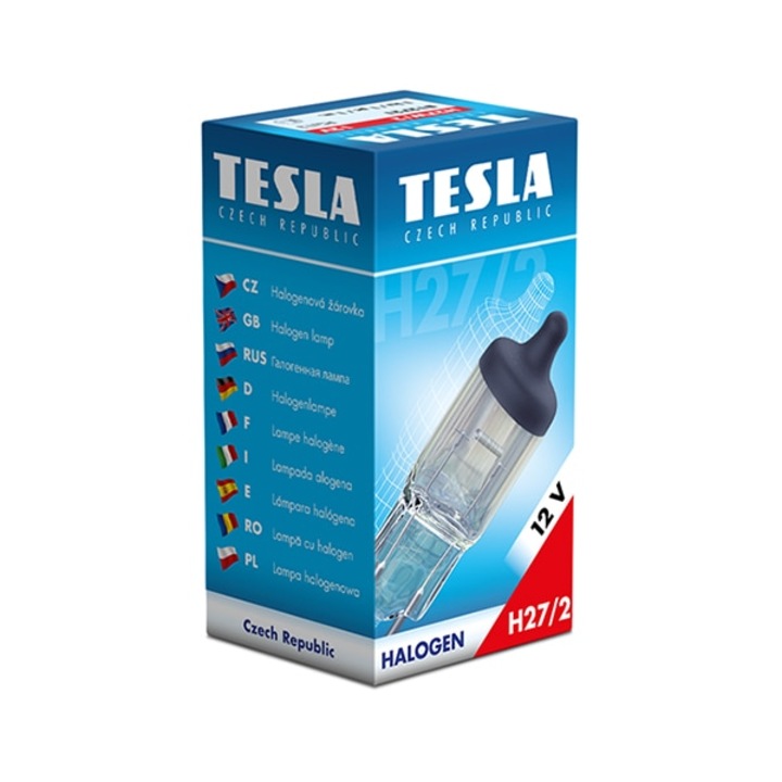 Bec auto halogen H27/2, Tesla, 12V