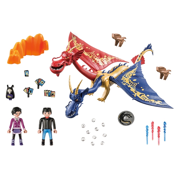 Playmobil Dragons The Nine Realms – Wu, Wei & Jun figura szett