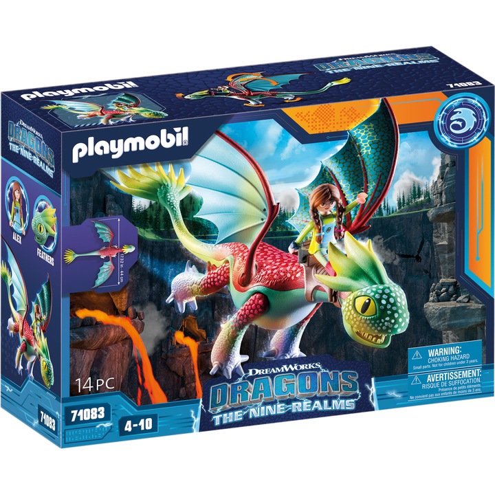 Playmobil Dragons The Nine Realms - Feathers & Alex