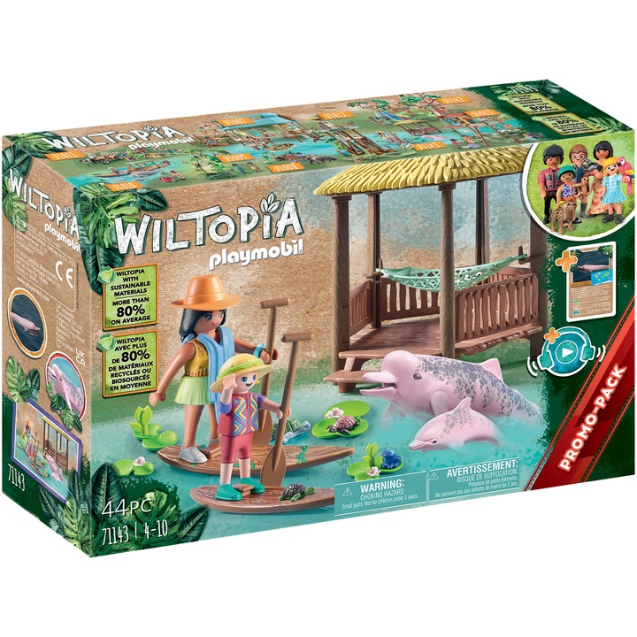 Playmobil Wiltopia - Tur de vaslit cu delfini
