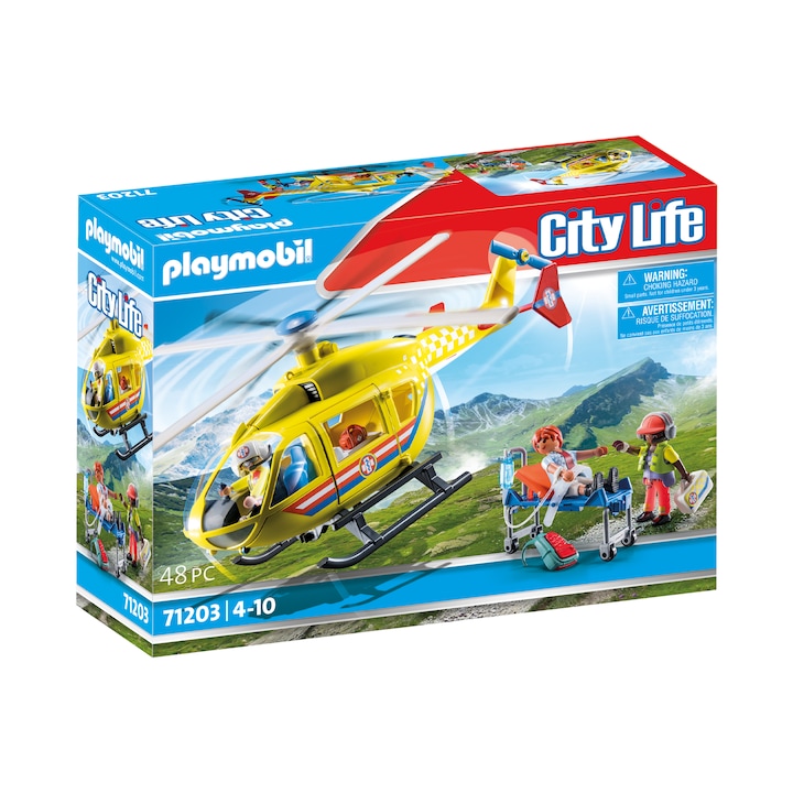 Playmobil City Life - Mentőhelikopter