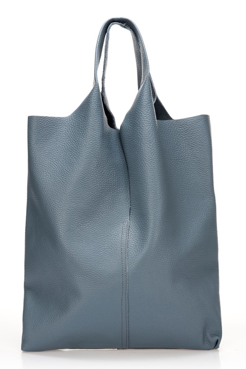 Massimo Castelli, Geanta tote de piele, Gri