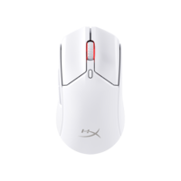 Mouse gaming wireless HyperX Pulsefire Haste 2, 26000 DPI, ultrausor (60g), 2,4GHz/Bluetooth 5,0/cu fir, autonomie pana la 100 de ore, 6 butoane, software NGENUITY, PTFE skates, alb