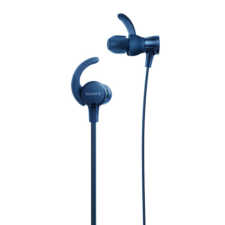 Sony MDRXB510ASL EXTRA BASS fülbe helyezhető sportfejhallgató, Kék