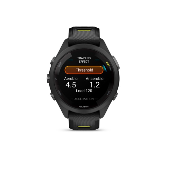 Smartwatch, Garmin, Forerunner 265S, Negru/Galben - eMAG.ro