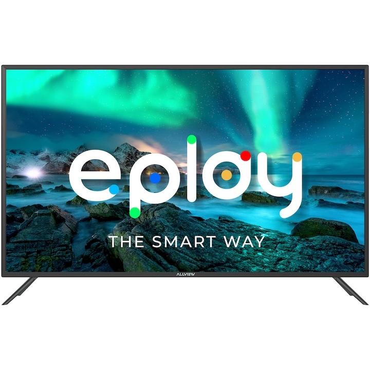 Телевизор Allview LED 43ePlay6400-F, 43" (109 см), Smart Android, Full HD, Клас F