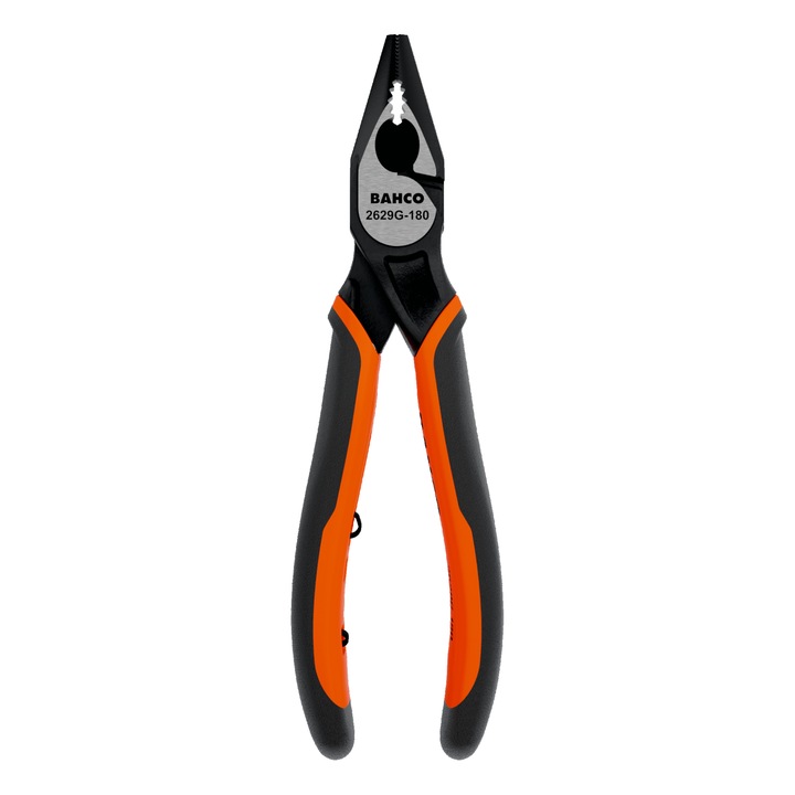 Fogó félköríves végekkel, Bahco, Ergonomikus fogantyúk, 160 mm