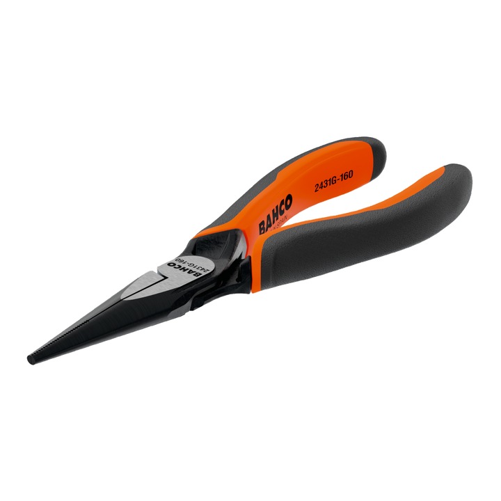 Patentfogó, Bahco, fém, 140 mm, fekete/narancs, 120 g