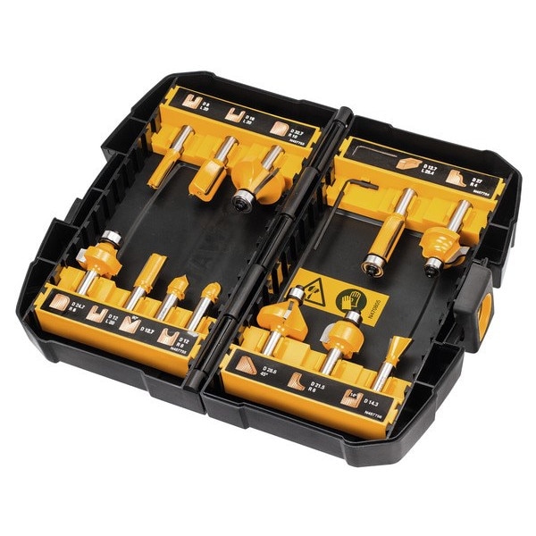 DeWALT - Set mix de freze 12 piese [DT90016-QZ] - eMAG.ro