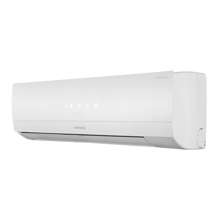 Aparat de aer conditionat Daewoo DSB-F1234ELH-VK Inverter, 12000 BTU, Clasa A++, Functie Turbo, Auto Restart, Display ascuns, Kit instalare inclus 3m, Alb