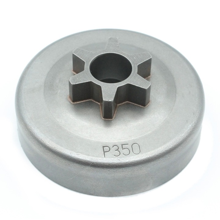 Pinion tambur ambreiaj, Compatibil cu Partner, 6T 3/8" pas, 62.82 mm, Argintiu