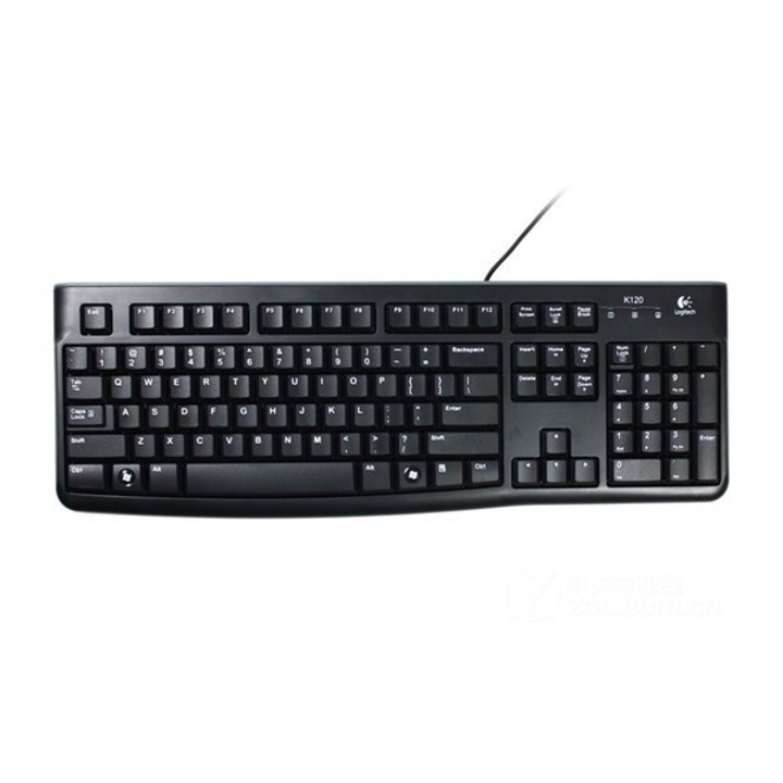 Logitech K120 Vezetékes Billentyűzet HR - Fekete (363456)