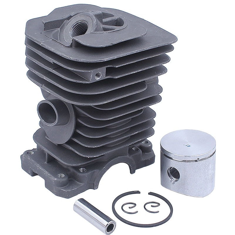 Adefol 38mm Cilindro Pistone Kit Carburatore Per Husqvarna 136 137 141 142 530071345 530071987 Motosega Con Paraolio F74