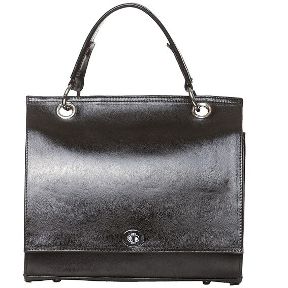Geanta dama,Zea,piele naturala,neagra