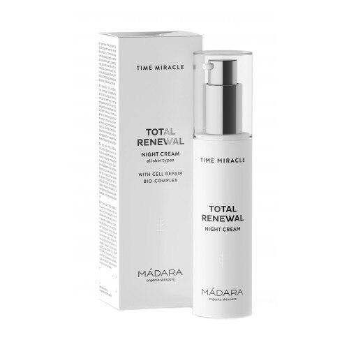 Crema de noapte antirid bio Madara Time Miracle Total Renewal, 50ml