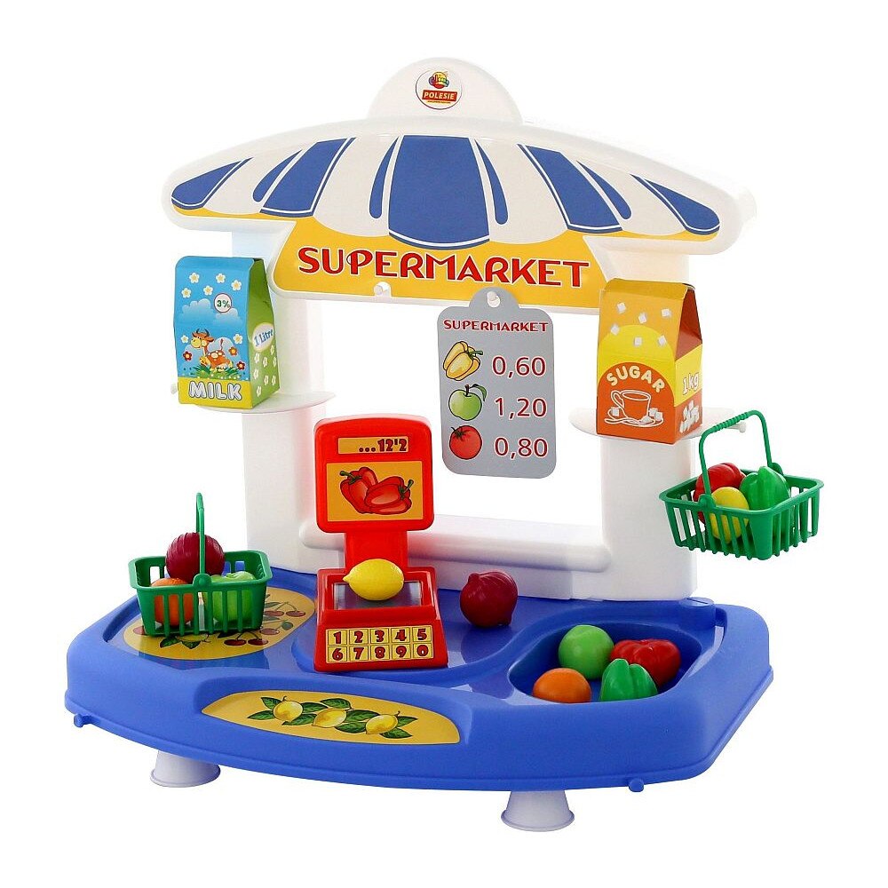 Set supermarket cu accesorii - Polesie Wader