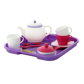 Set de servit ceaiul cu tavita - 2 persoane - Polesie Wader Set de servit ceaiul cu tavita - 2 persoane - Polesie Wader