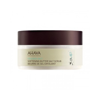 Unt de corp exfoliant cu sare de la Marea Moarta Ahava Deadsea Salt, 200 ml Unt de corp exfoliant cu sare de la Marea Moarta Ahava Deadsea Salt, 200 ml