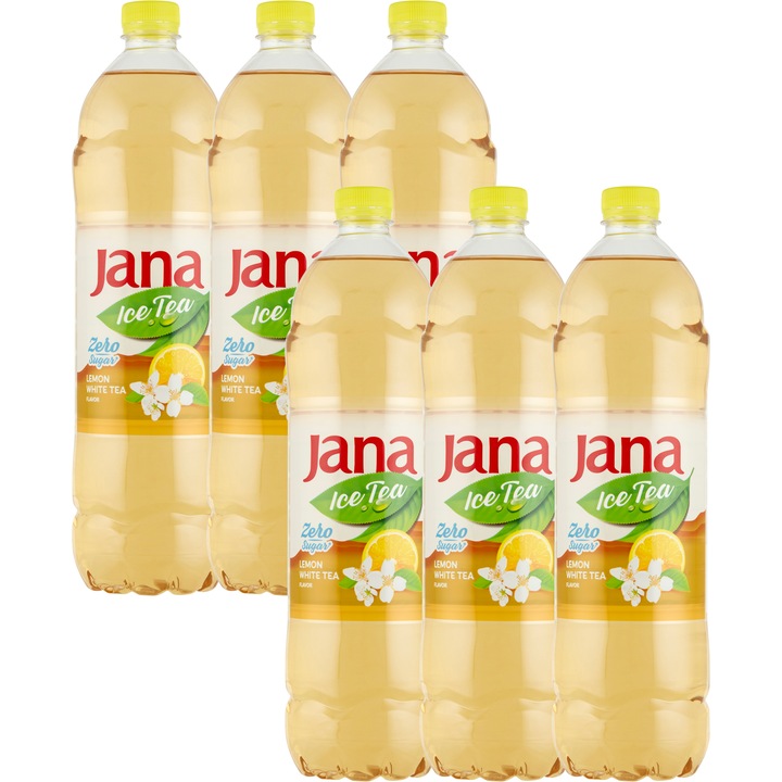 Jana Ice Tea szénsavmentes cukormentes citrom ízű üdítőital, 6x1.5l