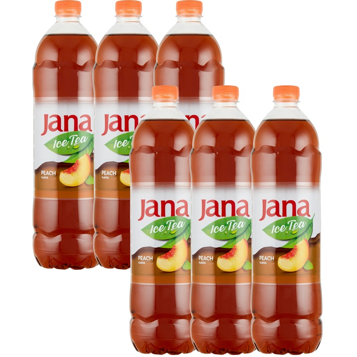 Jana Ice Tea szénsavmentes barack ízű üdítőital, 6x1.5l