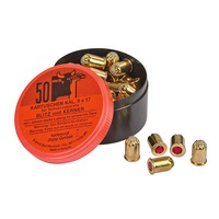 Capse rosii pentru asomator, 9x17 mm, pentru tauri sau animale mari