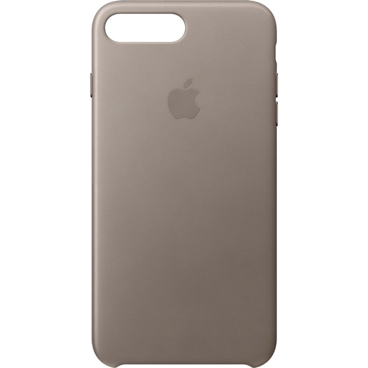 Защитен калъф Apple за iPhone 7 Plus, Кожен, Taupe