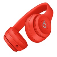 Casti audio cu banda Beats Solo 3 by Dr. Dre, Wireless, Red