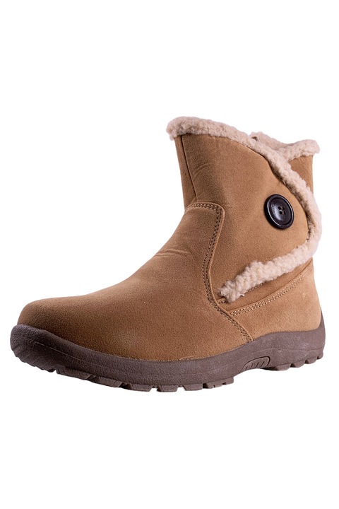 Ghete dama, Pili Pala, Piele intoarsa, Maro inchis, Bej